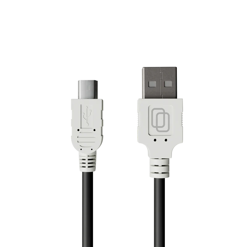 Type-A to Type-B Mini Charge/Sync Cable - 3ft Round Black (Halo icon sha256 04fb0d1357e8bb7add5e751d62bb3829a575ade43bdea855146c91dc686115bd)