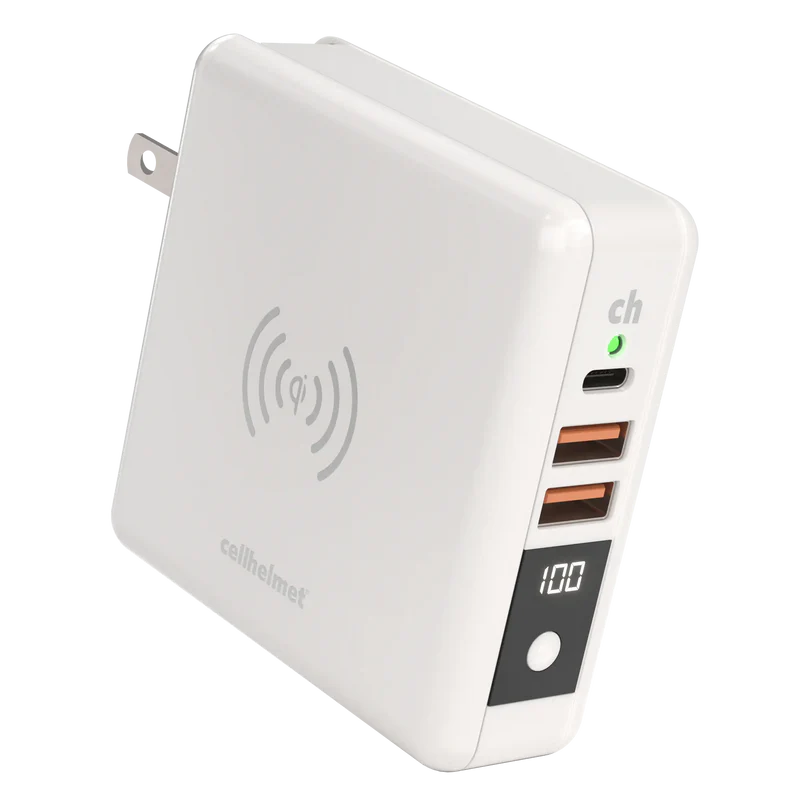 Multi-Charge Pro: 8K mAh Power Bank and Qi Wireless Charger w/ Type C and Type A Outputs (Halo icon sha256 88b235871f82553813719a870e5537ac1c34bfd9e8d98c5ee08fc26b4a3a184e)