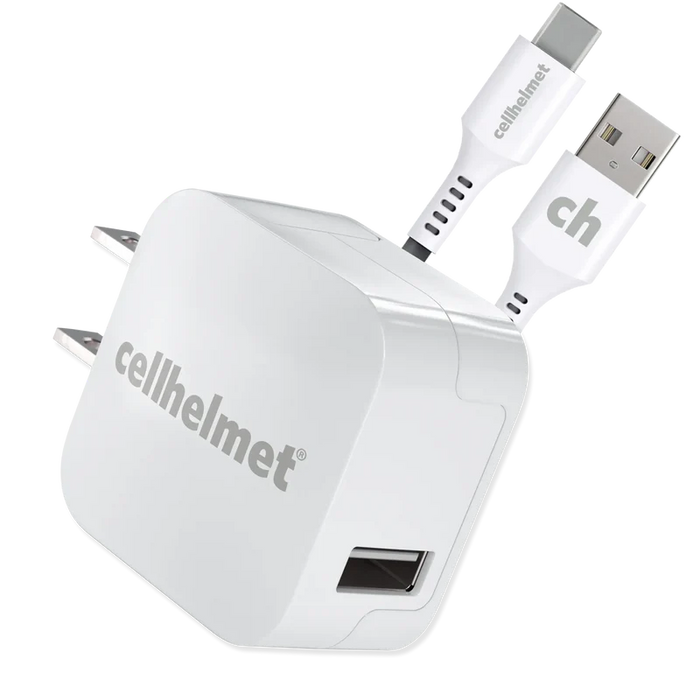 2.4A Wall Charger + 3' Round Type-C to Type-A USB Cable (Halo icon sha256 ff246cabfaab746a3bdbf11b08ebce9c1d1176039a3353c9abec6f57569ab0e9)