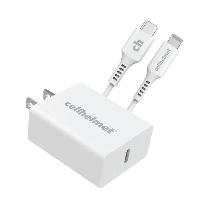 20W PD Wall Plug + 3' Round Lightning Cable - Type C - White (Halo icon sha256 3cfb6927016671eb1be1cc13fcdca7dfea5c4cc712a5a2fac6961fdd79e077f1)