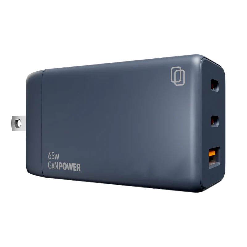 3-Port 65W GaN Wall Charger (2 Type C, 1 Type A) (Halo icon sha256 c3efa3c67cd0cccfed8544beff9cf54e465e7e9e120a4e947ef7bdfd9f24bb7d)