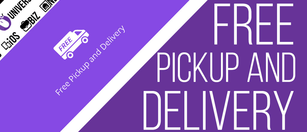 Now Offering Free Pickup and Delivery